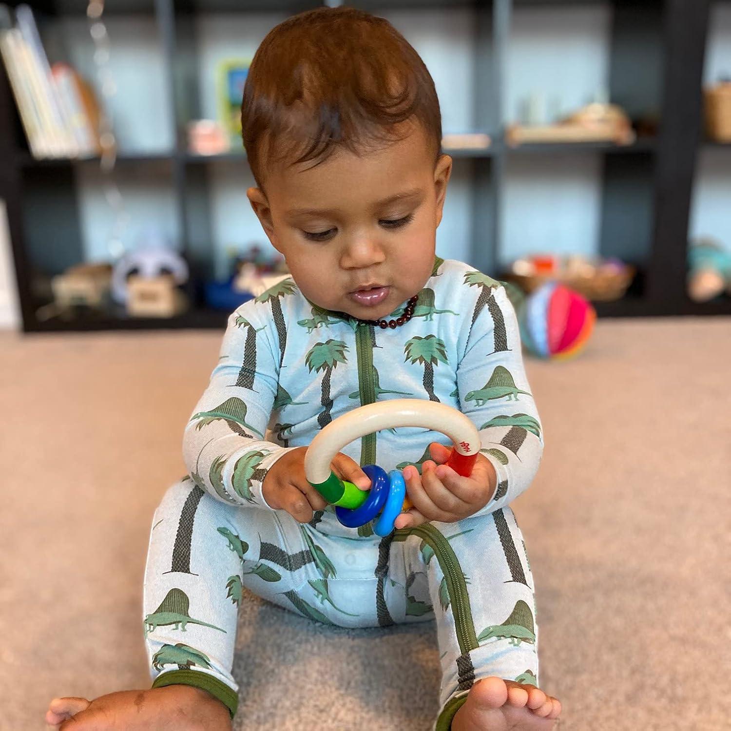 Sonajero de Madera HABA Kringelring para Bebés 0-18 Meses