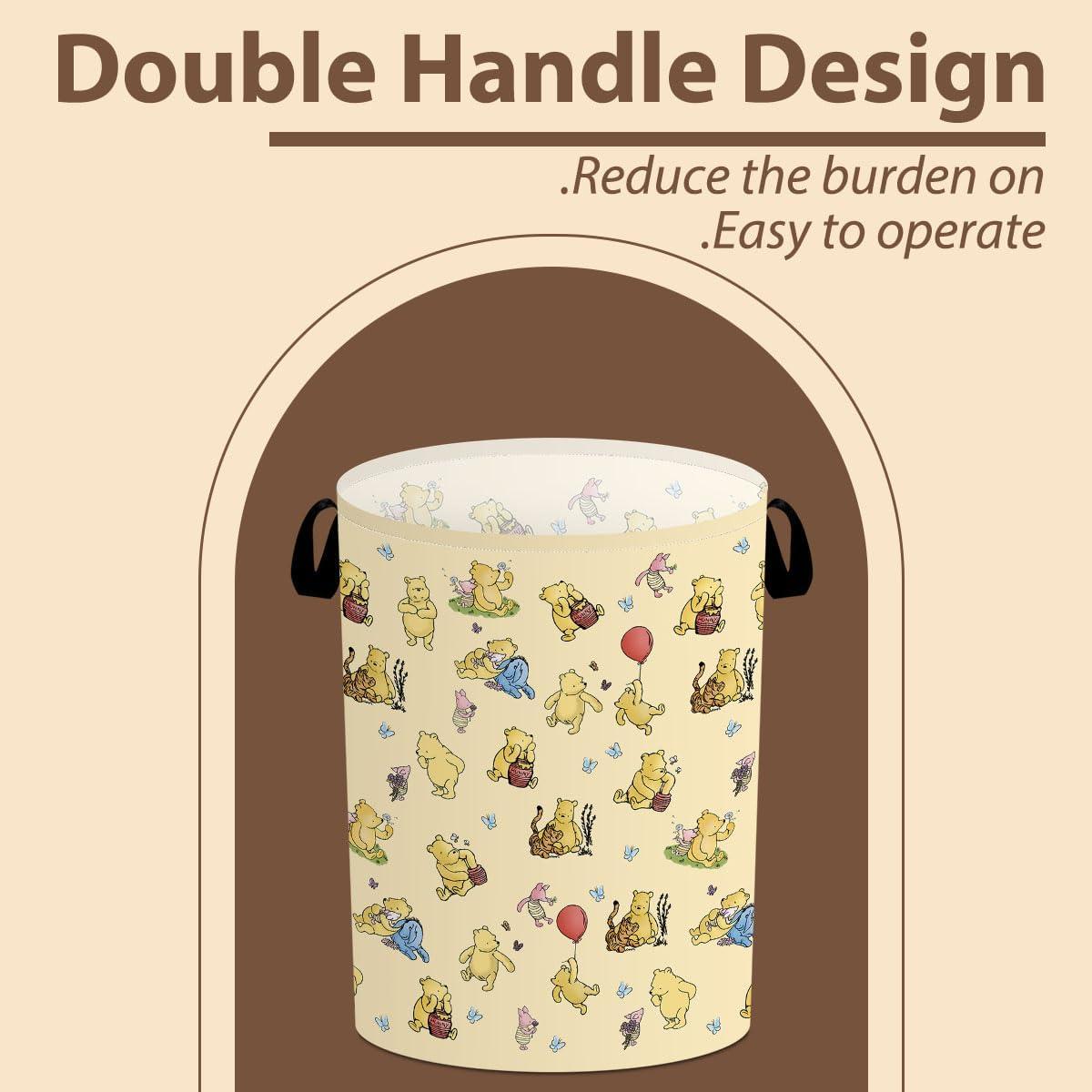 Cesta de Ropa Winnie Tillfuru 40x50cm Impermeable Amarillo