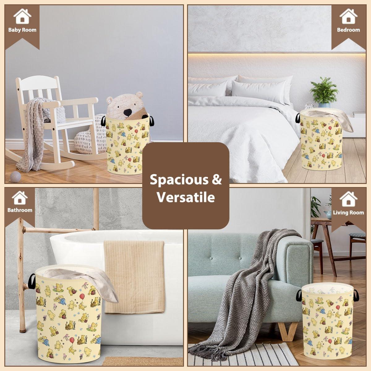 Cesta de Ropa Winnie Tillfuru 40x50cm Impermeable Amarillo