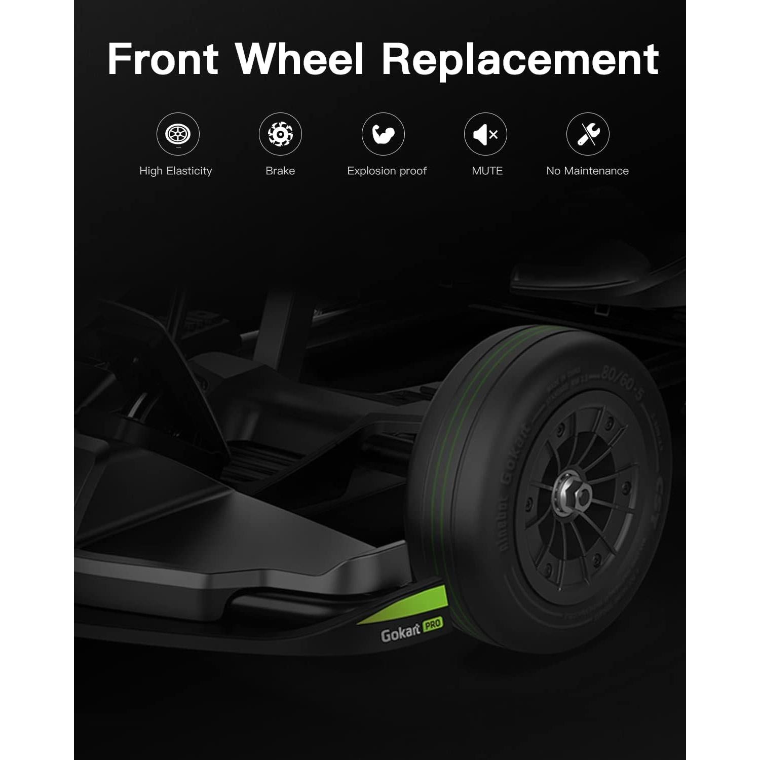 Rueda Frontal Stio GoKart para Ninebot Gokart Pro 1,49 kg