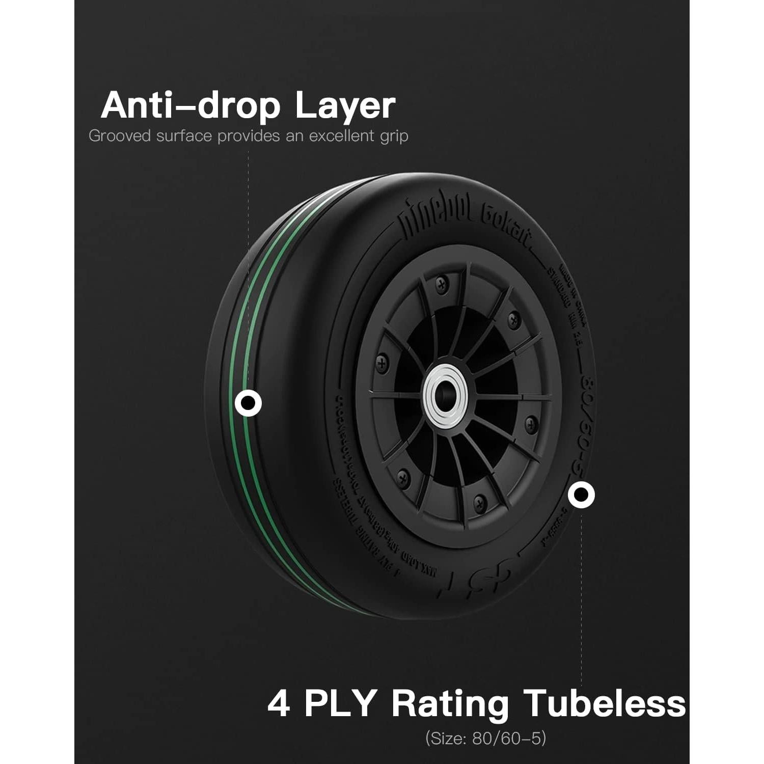 Rueda Frontal Stio GoKart para Ninebot Gokart Pro 1,49 kg