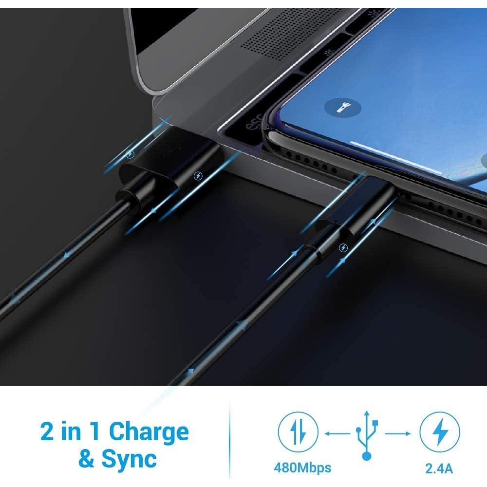 Cable Lightning MFi Nikolable 3Pack 3FT Carga Rápida Negro