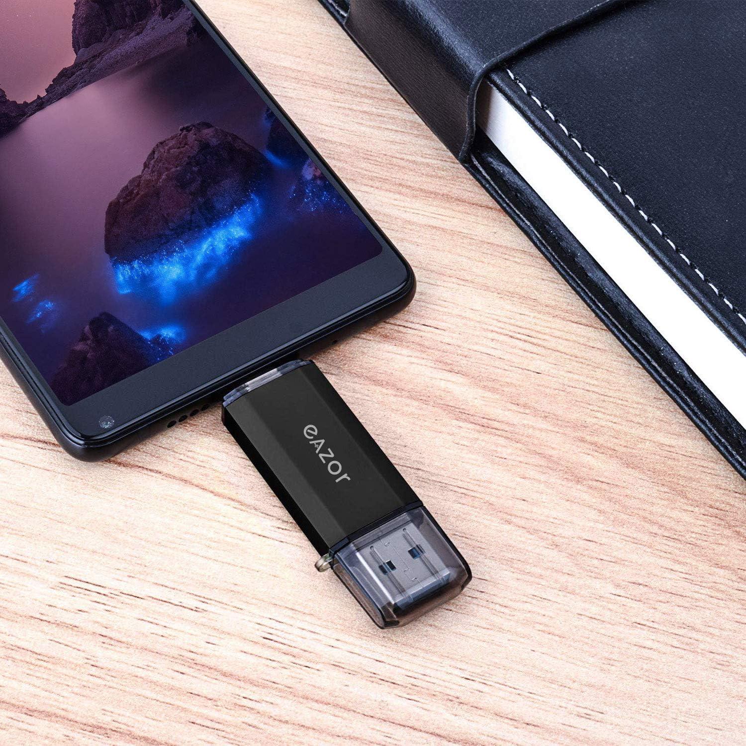 Unidad Flash USB C 32GB eazor Doble OTG a Prueba de Agua