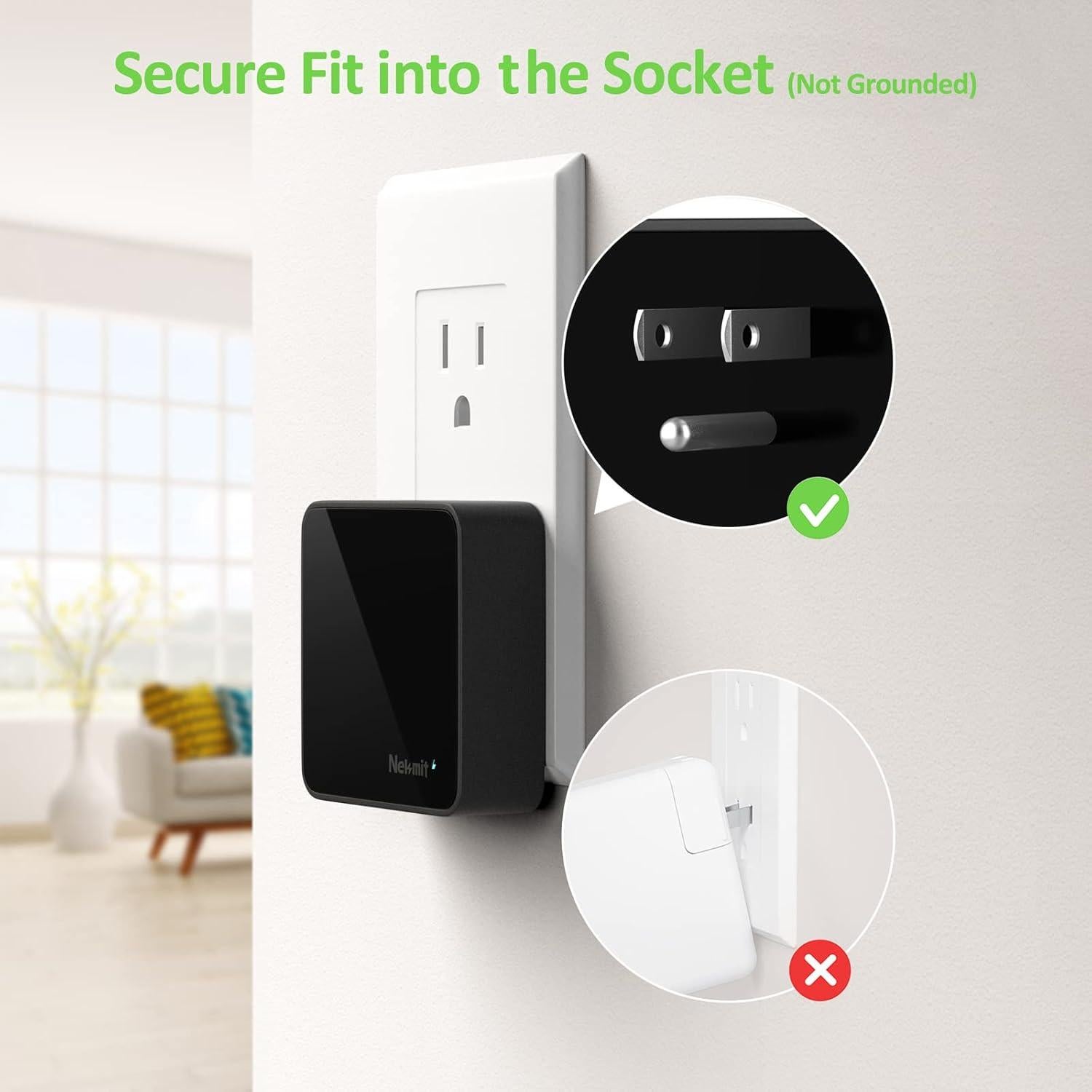 Cargador USB C Nekmit 52W con 4 Puertos Rápidos