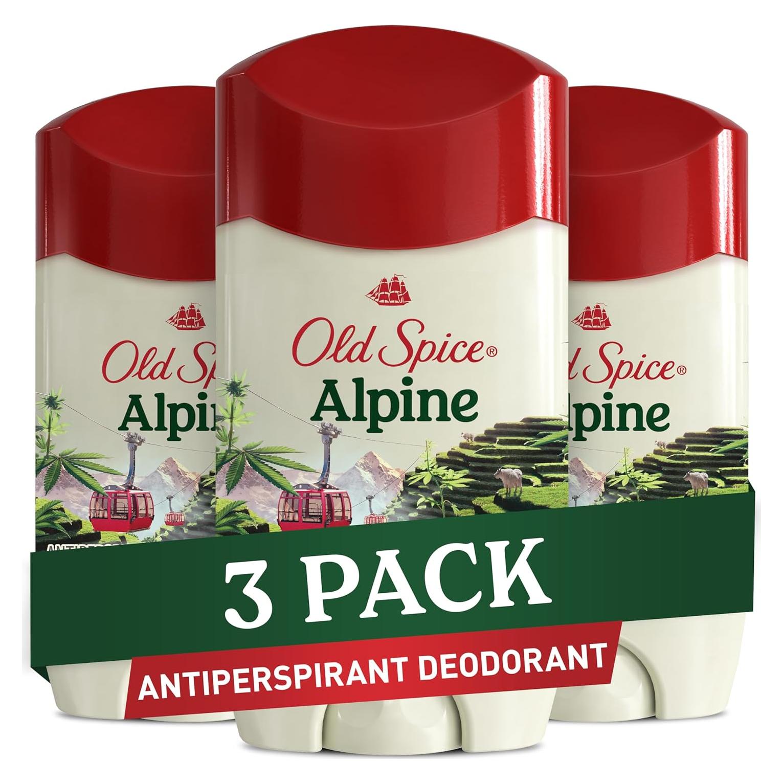 Antitranspirante y Desodorante Old Spice Alpine 3x73.71g