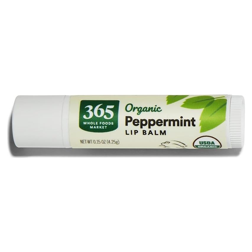 365 by Whole Foods Market, Organic Lip Balm, Peppermint, 0.15 Ounce