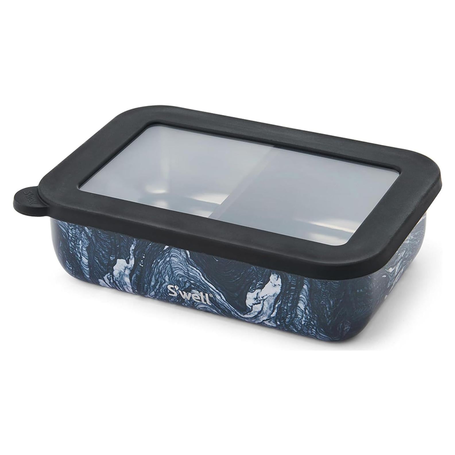 Caja Bento S'well Acero Inoxidable 1.77L Mármol Azurita