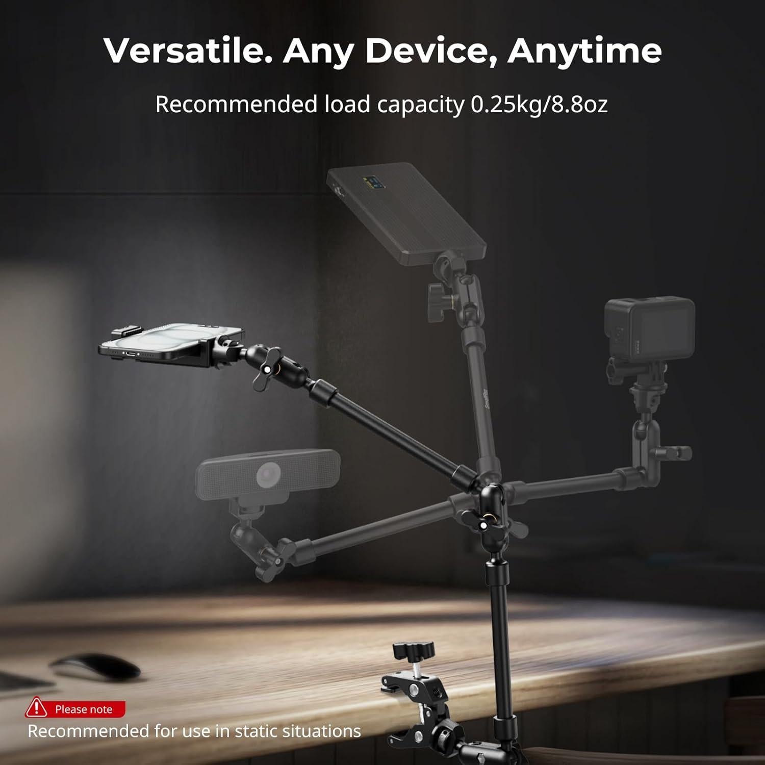 Brazo Mágico SMALLRIG 56cm con Abrazadera y Soporte