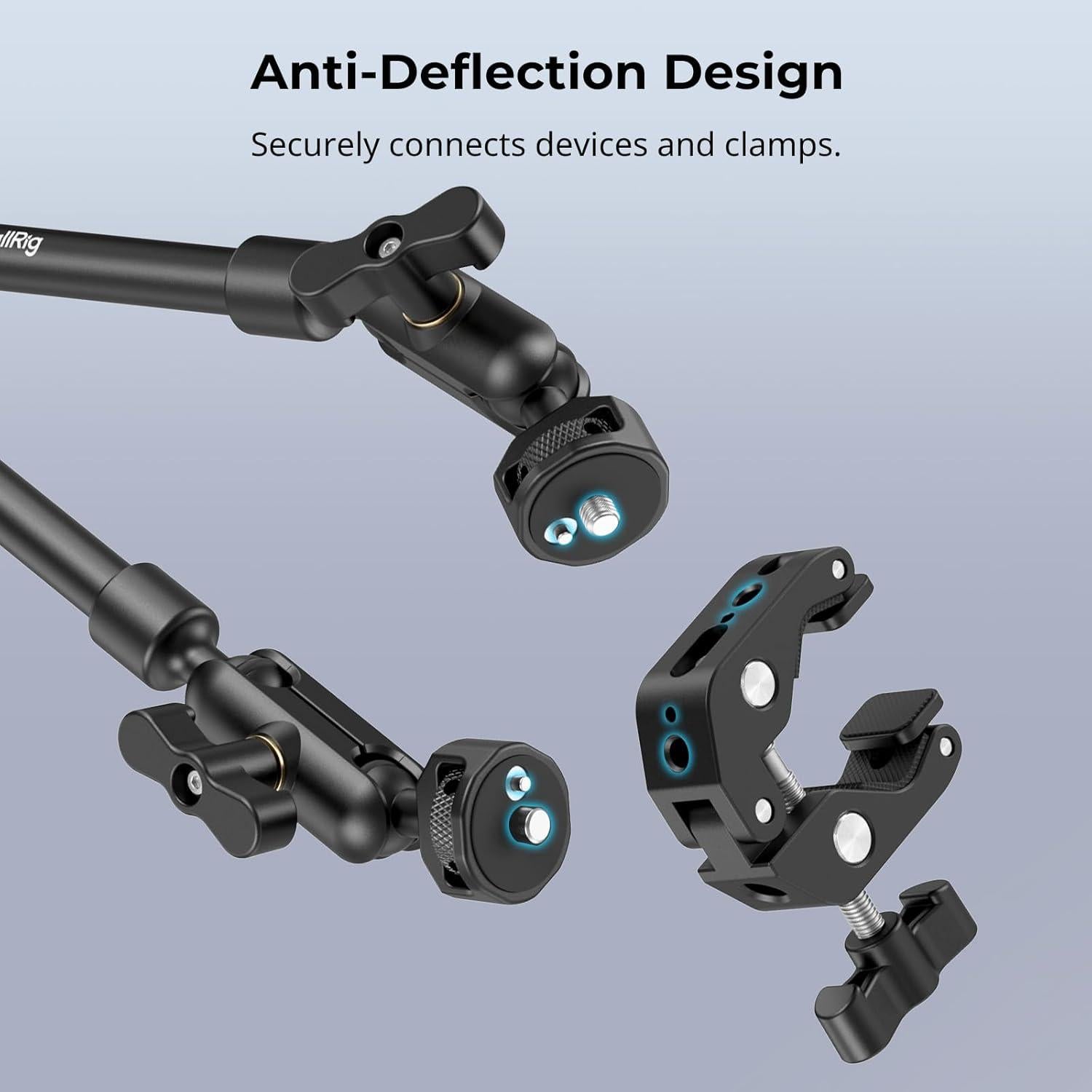 Brazo Mágico SMALLRIG 56cm con Abrazadera y Soporte