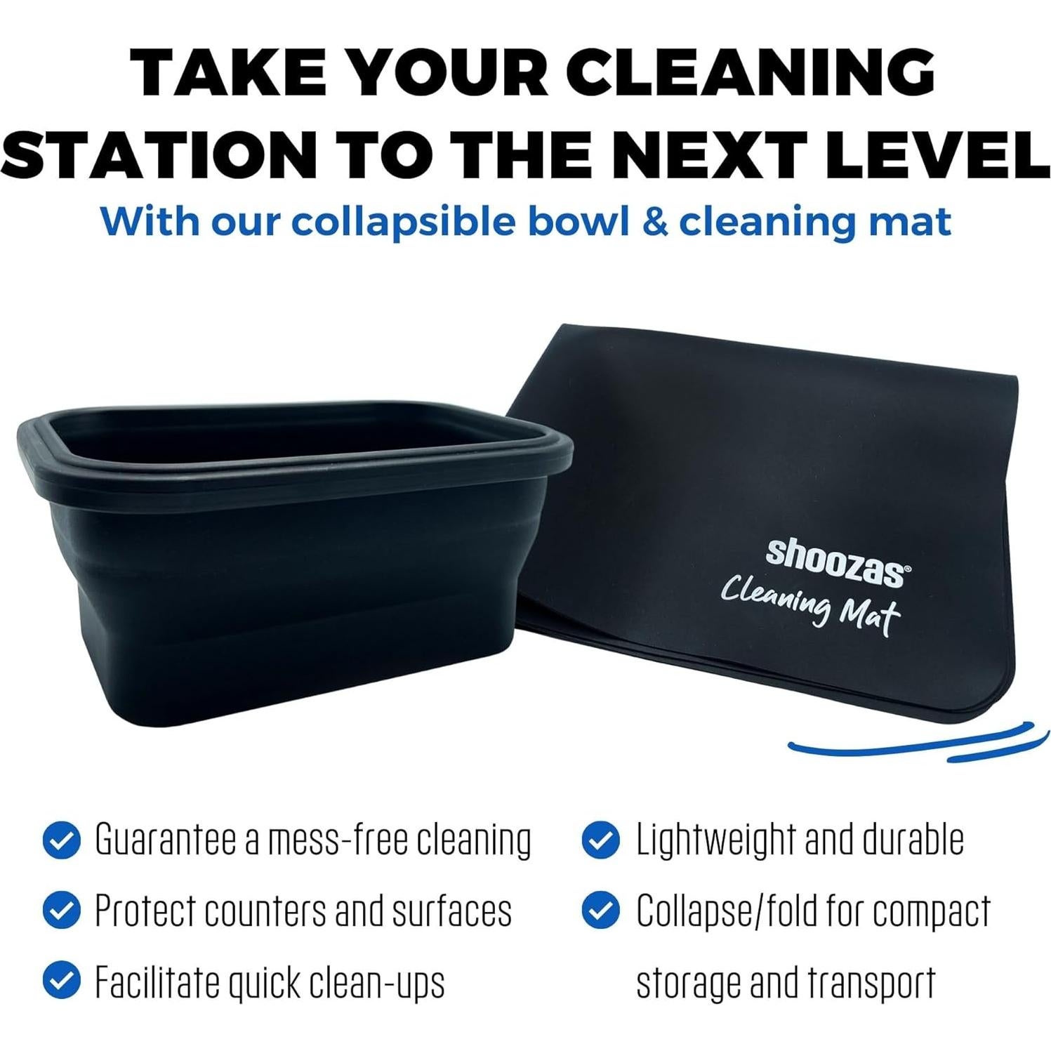 Kit de Limpieza de Zapatos Shoozas - 6 Piezas, No Tóxico