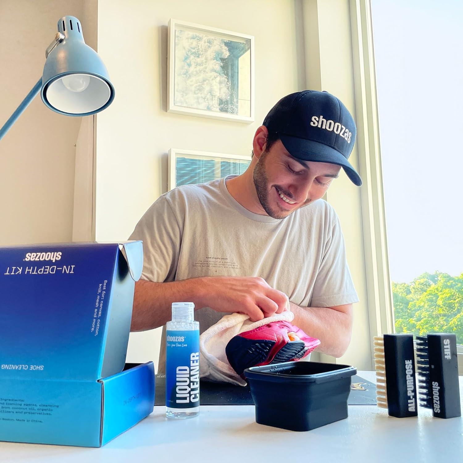 Kit de Limpieza de Zapatos Shoozas - 6 Piezas, No Tóxico
