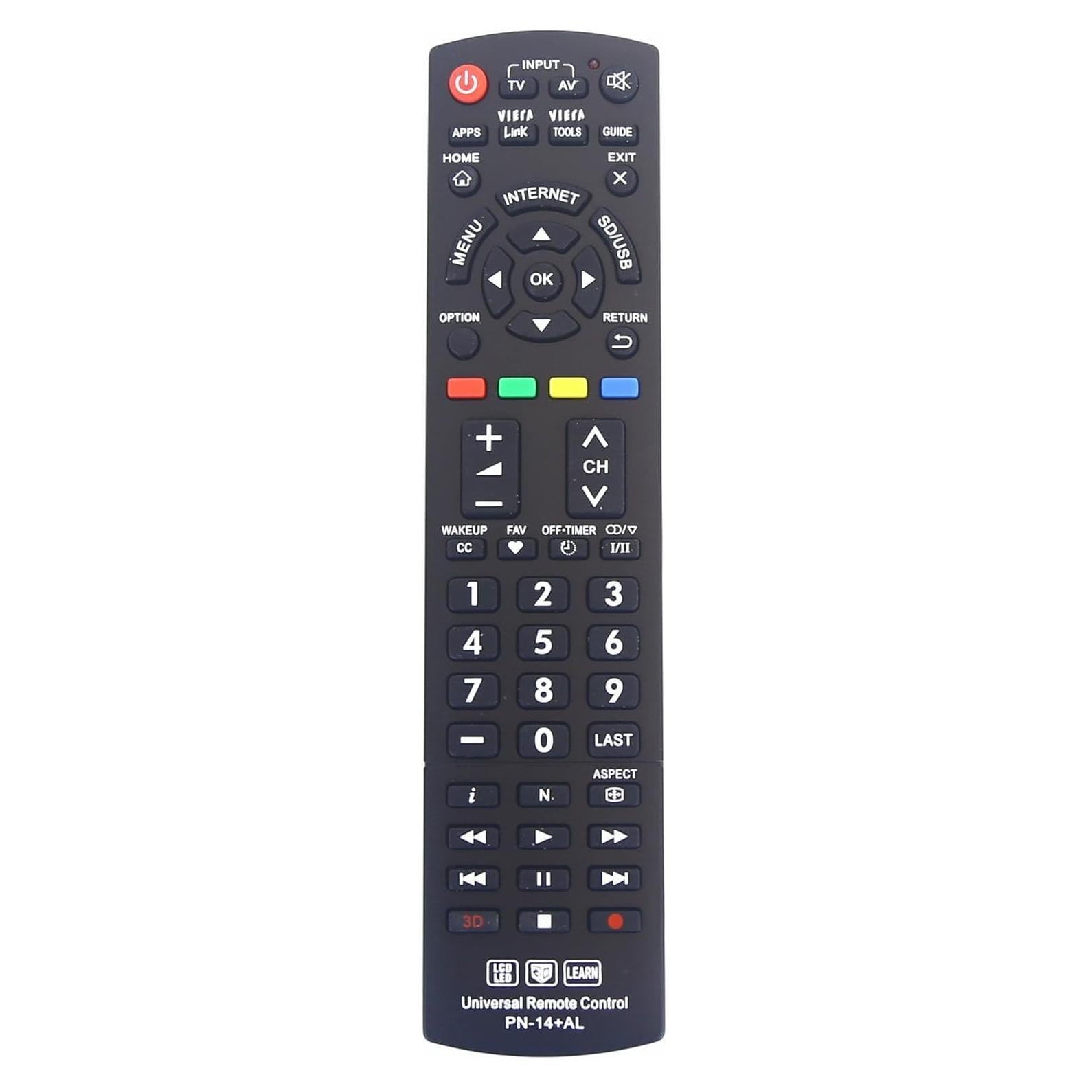Control Remoto Reemplazo Panasonic NTR-001 para Televisores