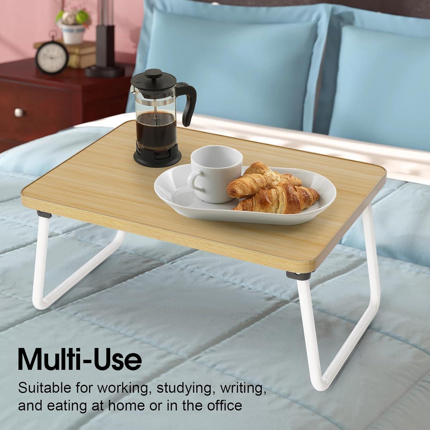 Bandeja Plegable para Computadora Portátil Ybj-ake Beige 43x31 cm