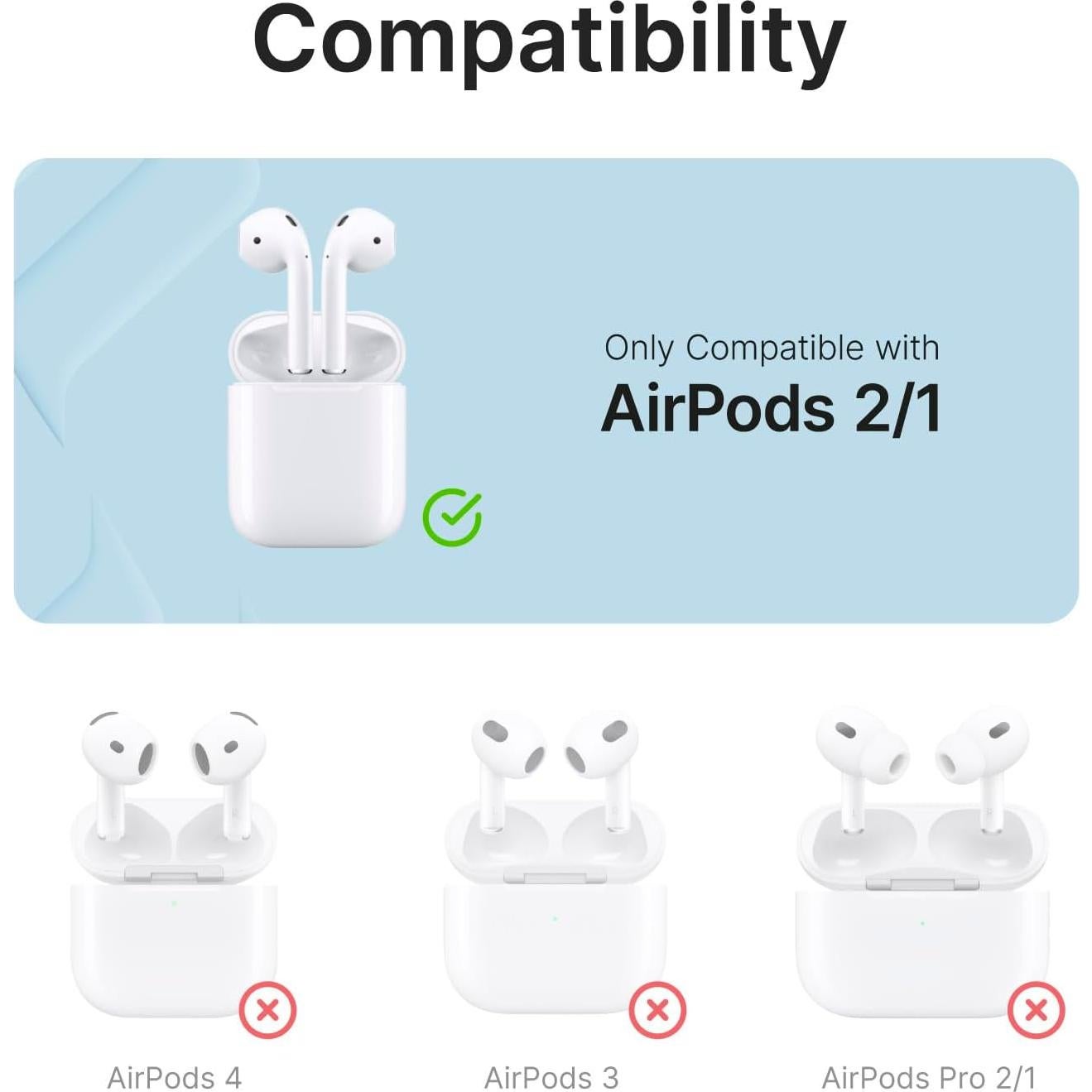 Funda Impermeable Catalyst para AirPods 1 y 2 - Negro