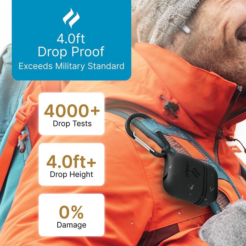 Funda Impermeable Catalyst para AirPods 1 y 2 - Negro