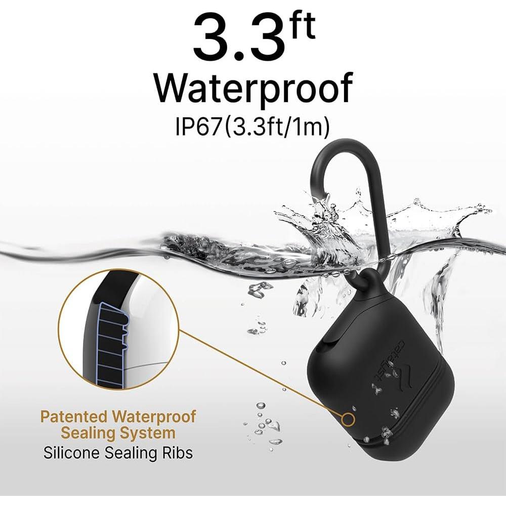 Funda Impermeable Catalyst para AirPods 1 y 2 - Negro