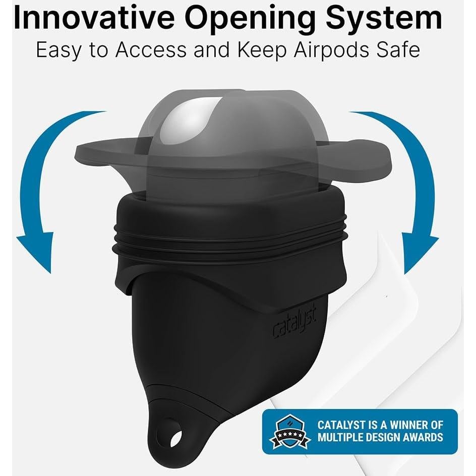 Funda Impermeable Catalyst para AirPods 1 y 2 - Negro