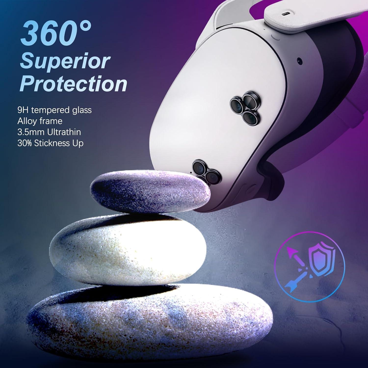 Protector de Lente Oculus Meta Quest 3 Vidrio Templado 9H