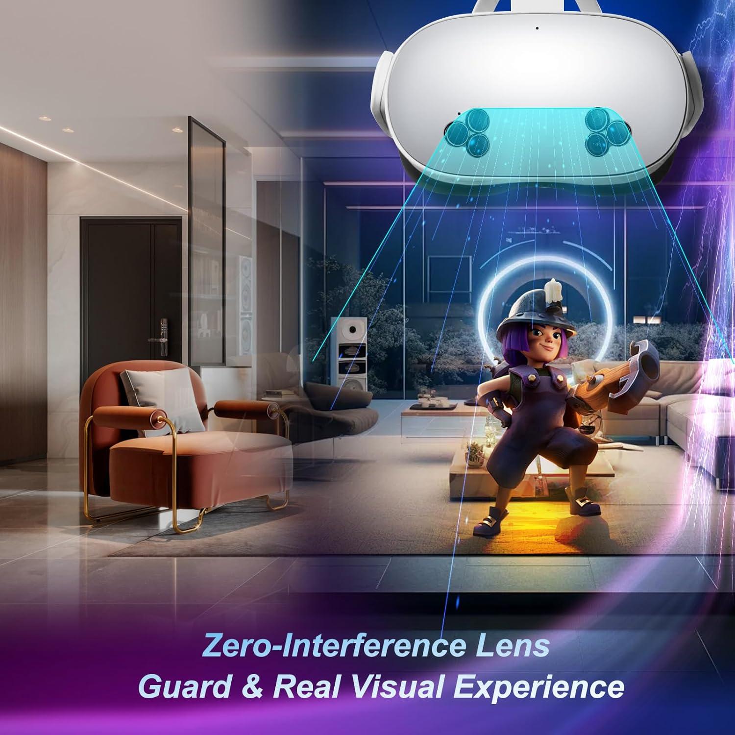 Protector de Lente Oculus Meta Quest 3 Vidrio Templado 9H