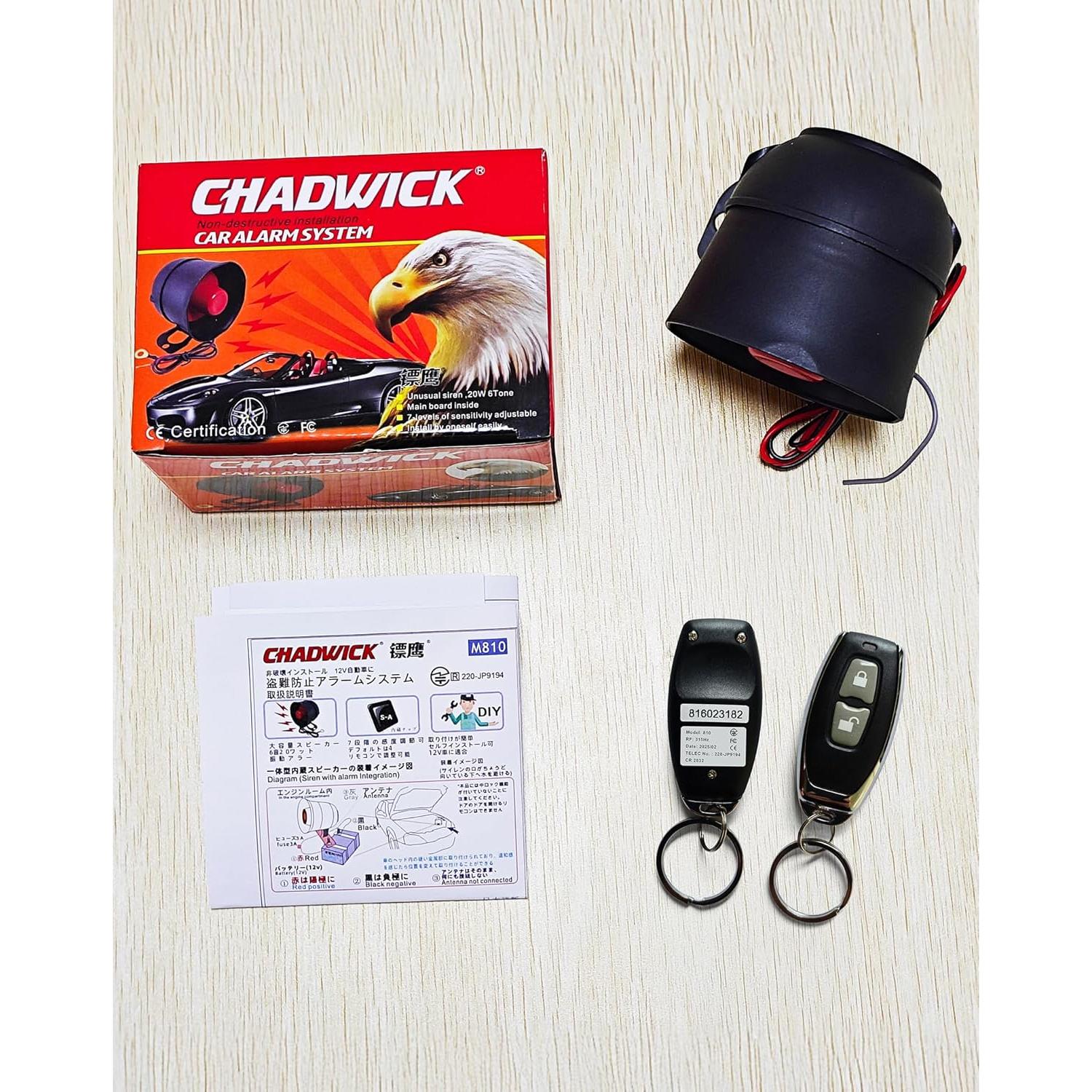 Alarma de Sirena para Coche Chadwick M810-8110 12V 120dB