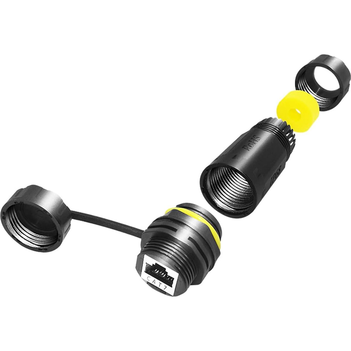 Conector RJ45 impermeable Cat7 ANMBEST 10Gbps 2PCS IP68