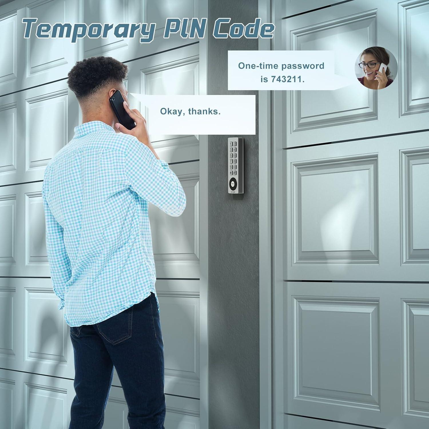 Teclado Inalámbrico Universal para Garaje Thonf Rectangular