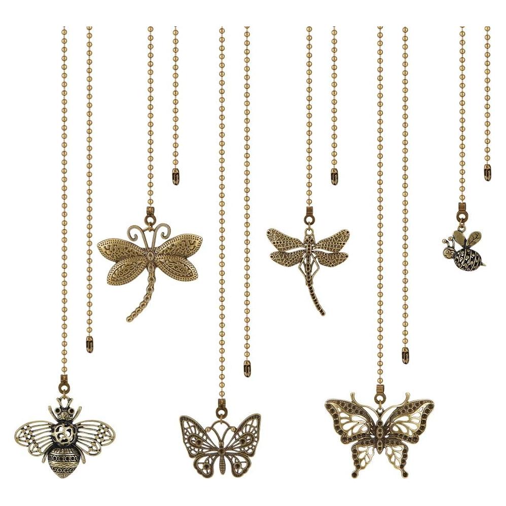 Cadena de Tirar Ventilador de Techo BENECREAT Vintage 6 Piezas