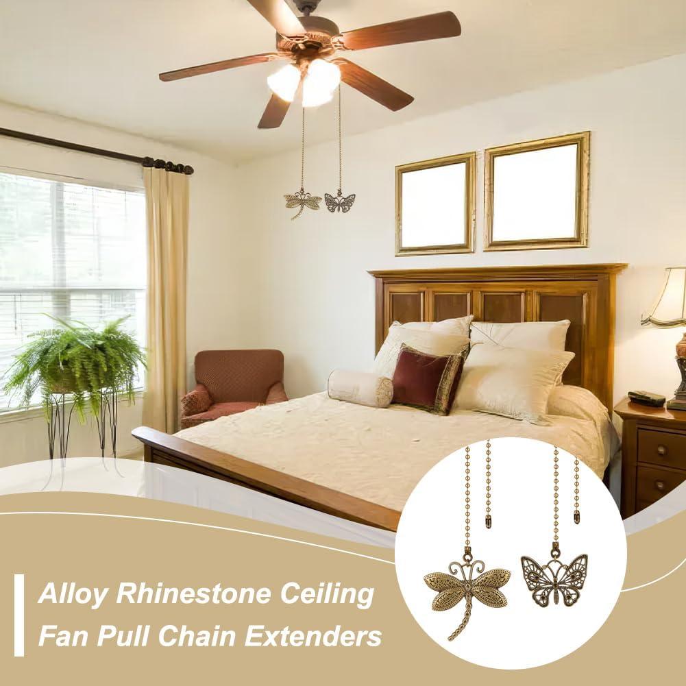 Cadena de Tirar Ventilador de Techo BENECREAT Vintage 6 Piezas