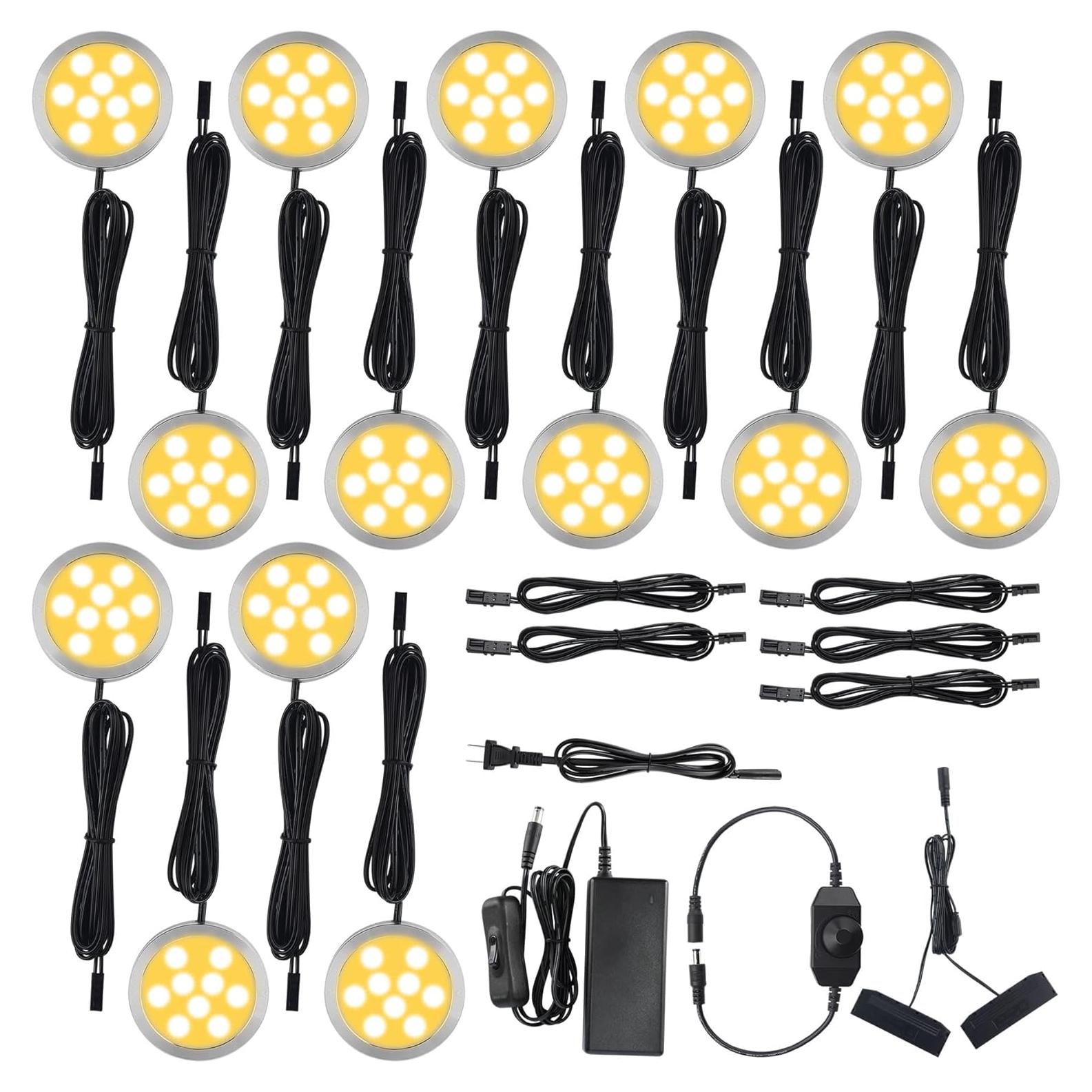 Kit de luces LED Meigour B-RO-14-WW 14 luces 2700K