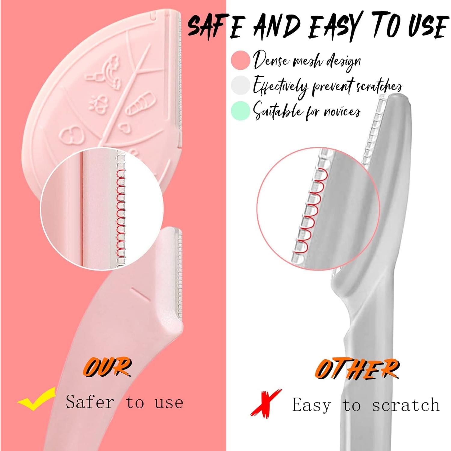 Juego de Recortadores de Cejas ONEUPIN 12 Piezas Acero Inoxidable