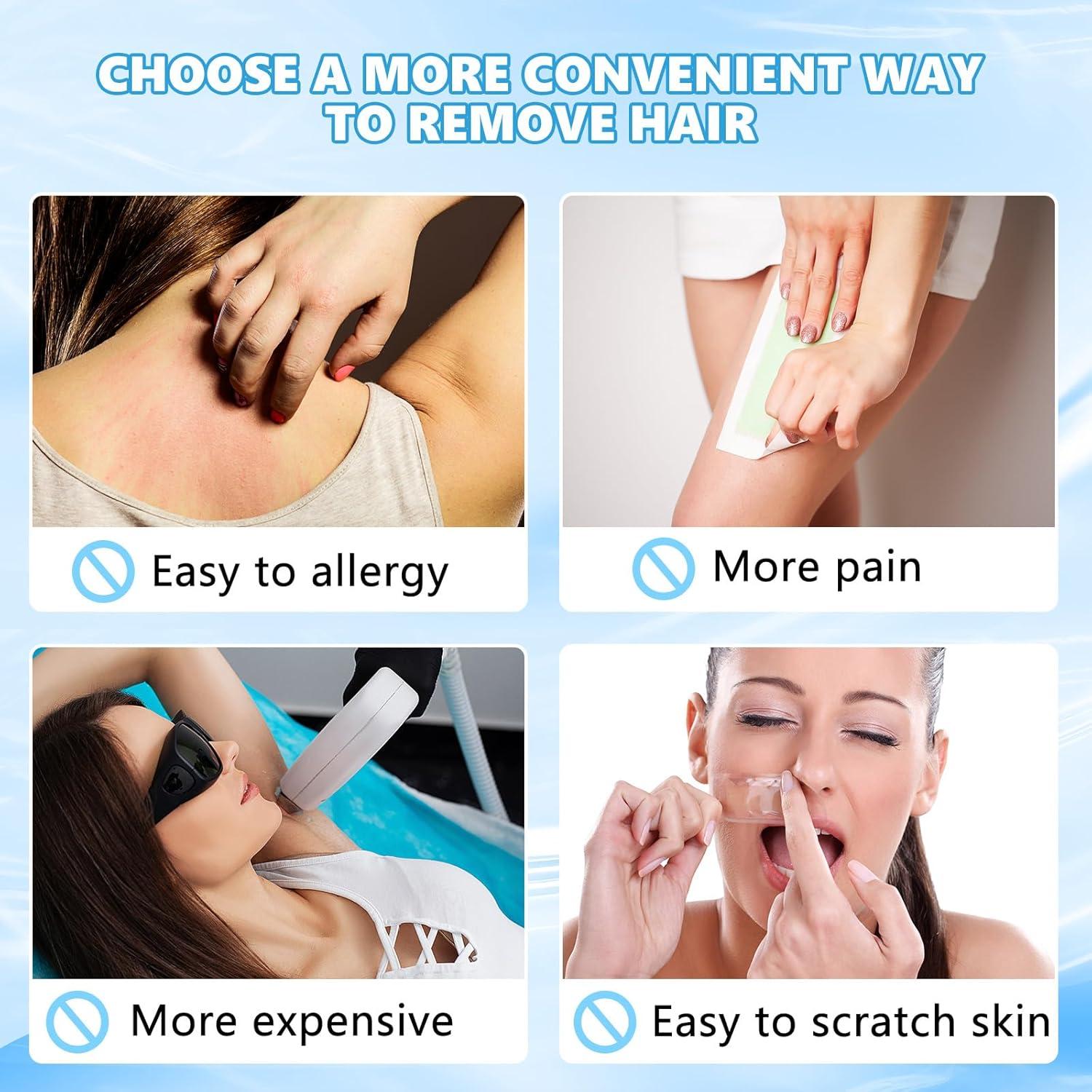 Chumia Kit de Depilación 102 Piezas - Almohadillas y Lija