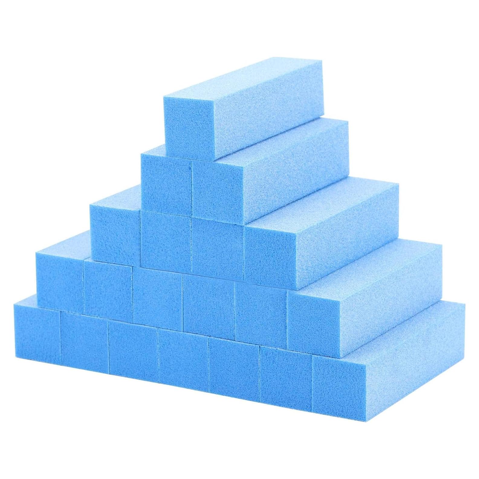Paquete de 20 Bloques de Pulido de Uñas acDesign 60/100 Grano Azul