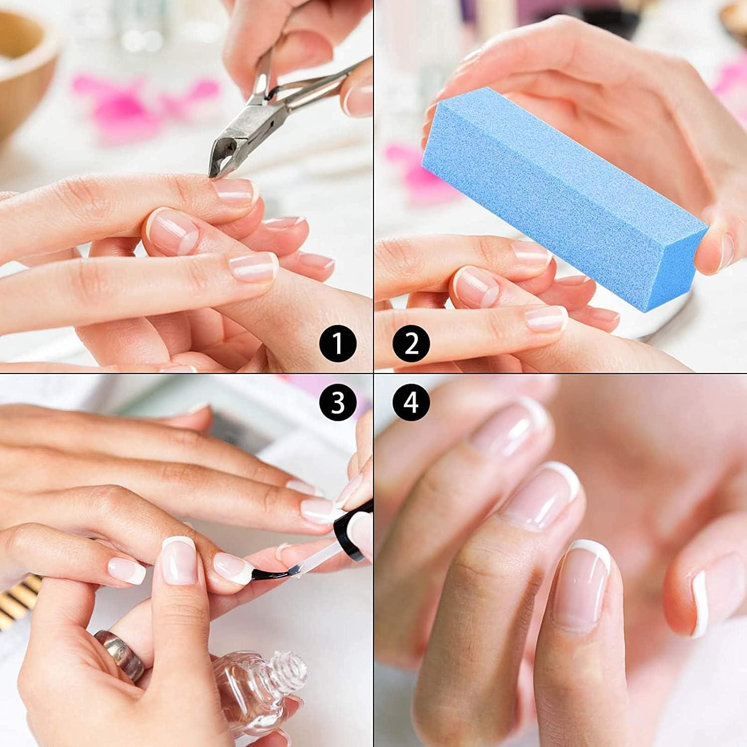 Paquete de 20 Bloques de Pulido de Uñas acDesign 60/100 Grano Azul