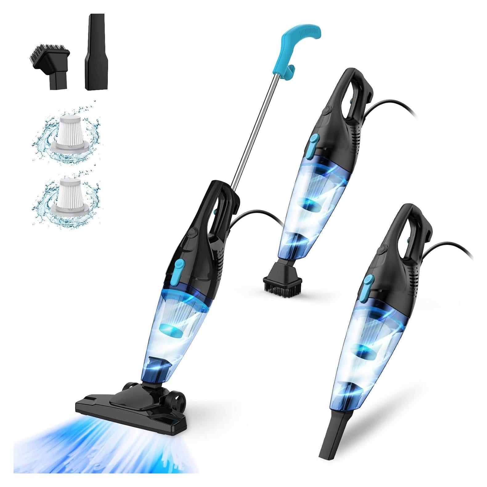 Aspiradora con cable TC-JUNESUN 4 en 1 15Kpa HEPA 0.8L