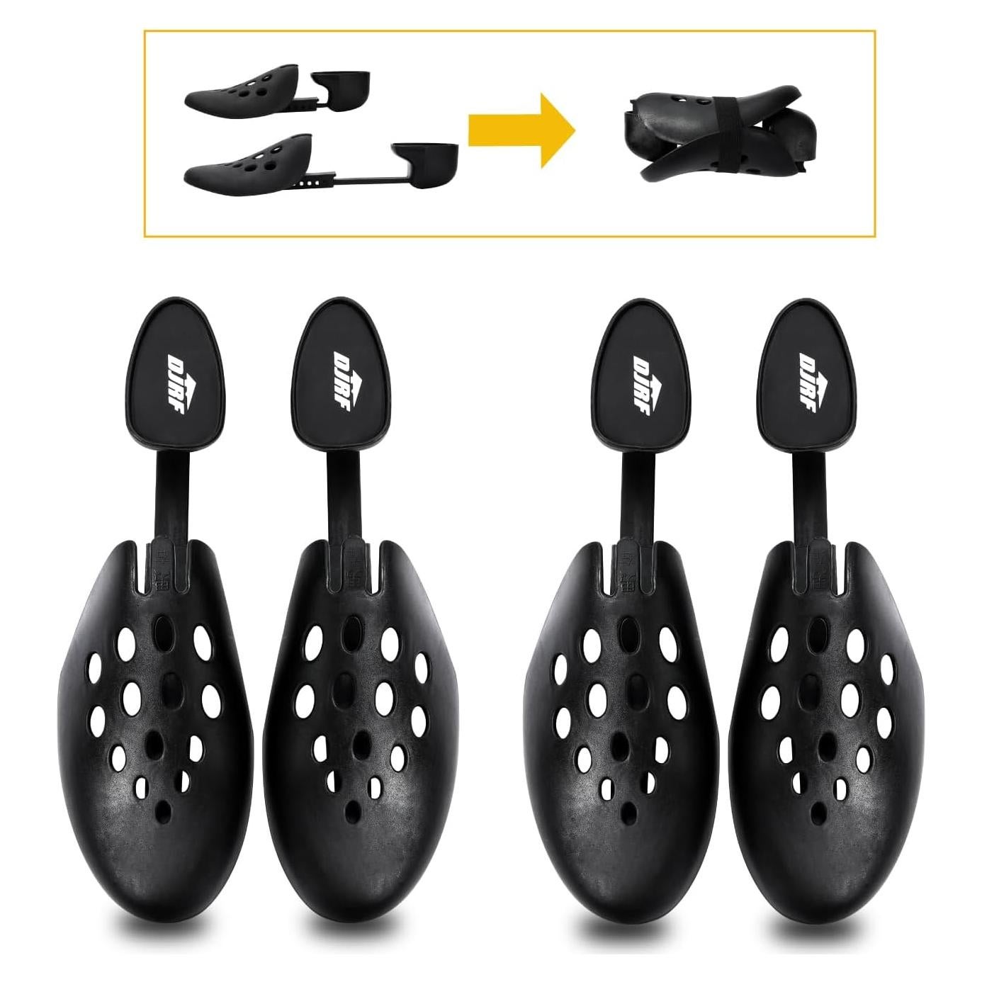 Hormas de Zapatos Ajustables Unisex - 2 Pares para Hombres y Mujeres