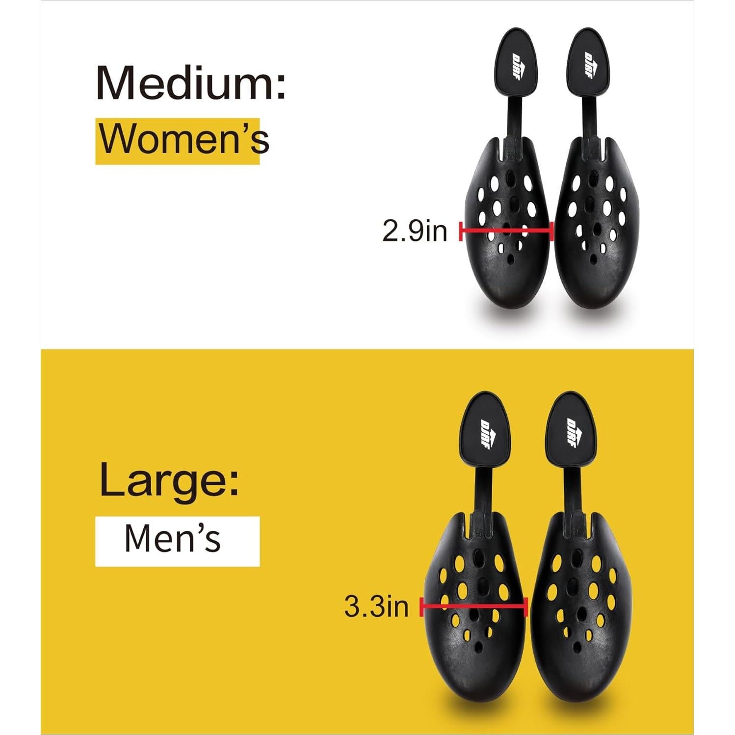 Hormas de Zapatos Ajustables Unisex - 2 Pares para Hombres y Mujeres