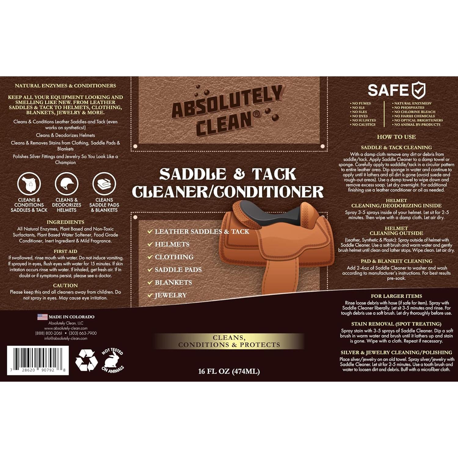 Limpiador y Acondicionador de Cuero 473ml Absolutamente Limpio