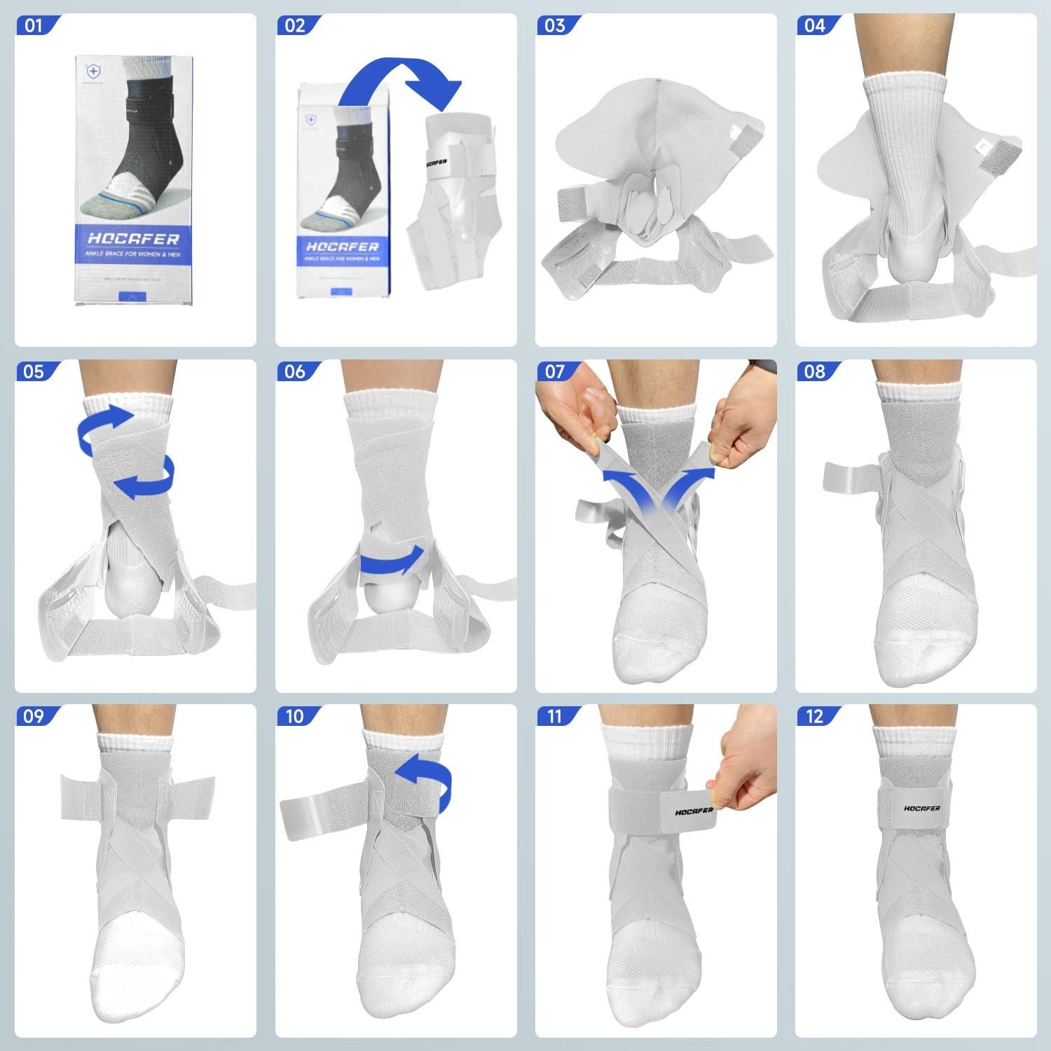 Férula de Tobillo Izquierdo Hocafer - Soporte para Esguince S