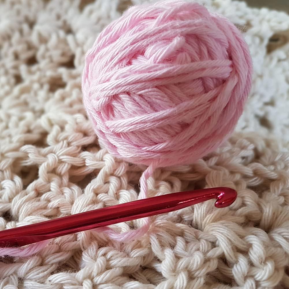 Juego de Agujas de Ganchillo QLRFFLJOY 4 pcs 8-15mm Aluminio