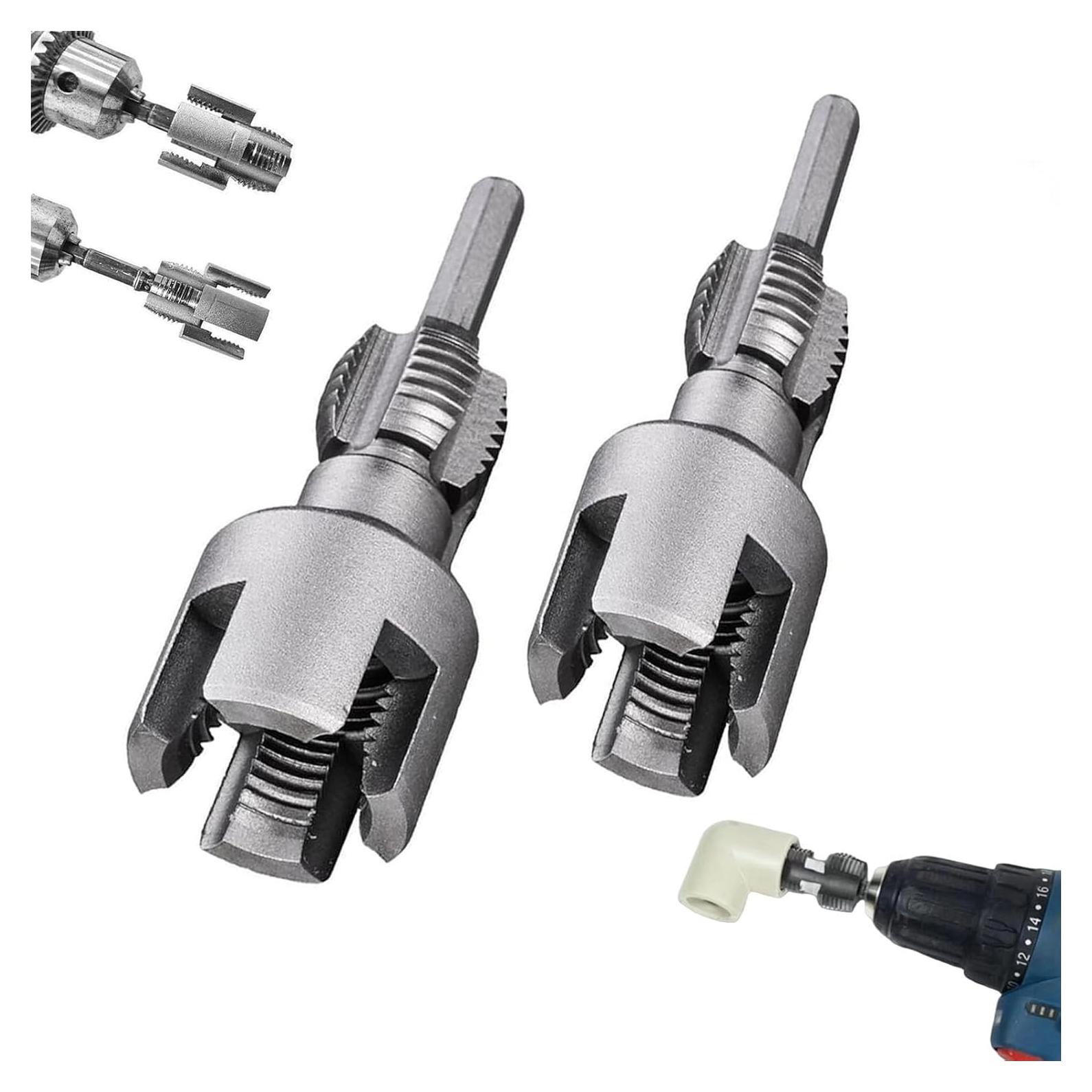 Herramienta de Corte de Roscas de Tubo PVC Piywan 2PCS 1/2" y 3/4"