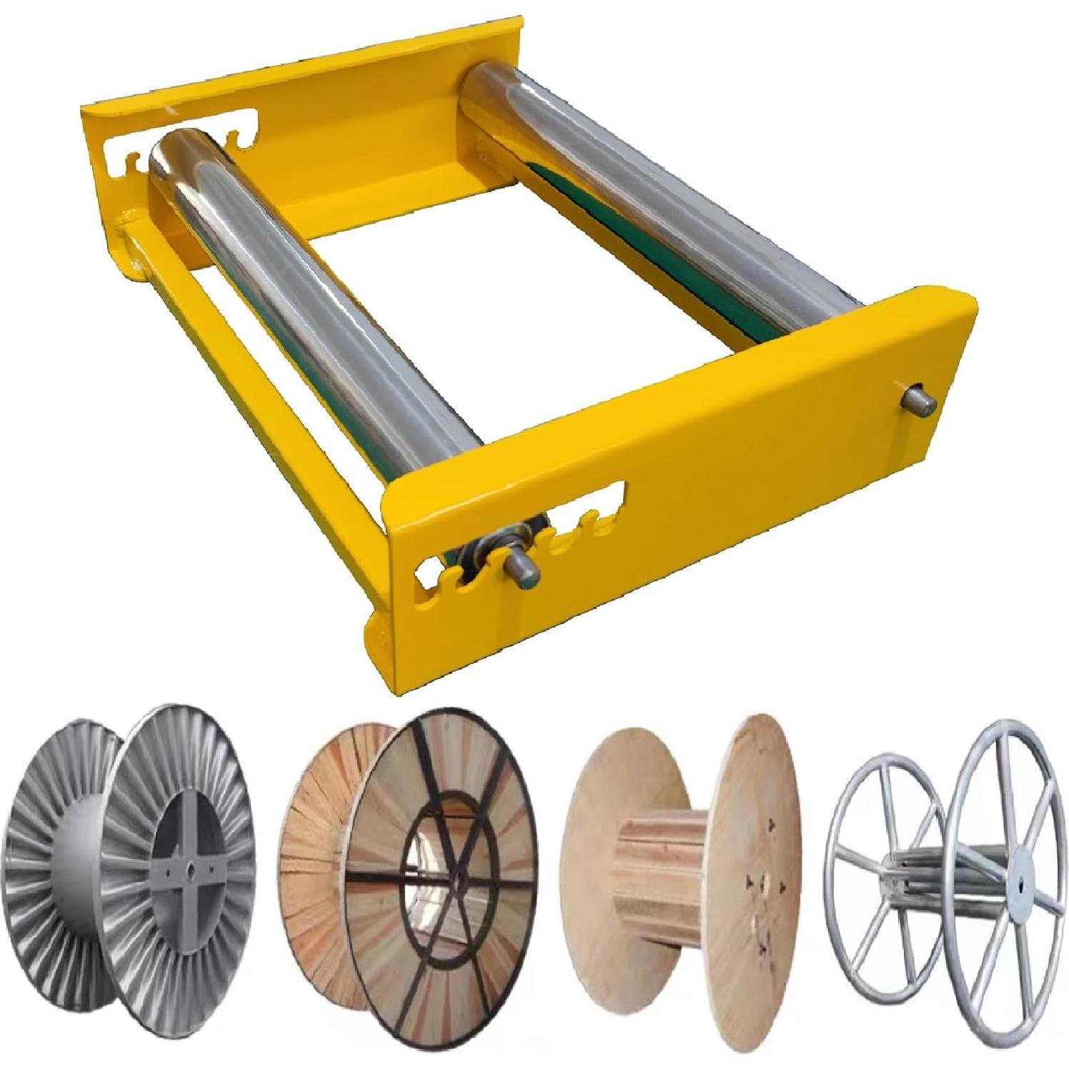 Soporte de Rodillo de Tambor de Cable CABLELAYING 50cm Acero Inoxidable