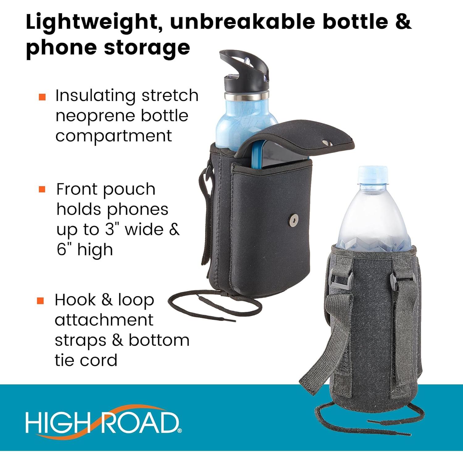 Soporte de Botella Neopreno High Road AquaPockets - Negro