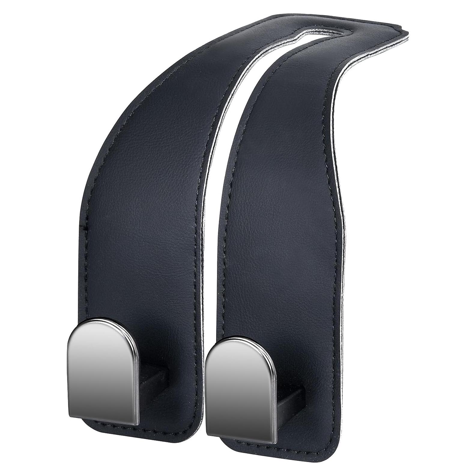 Ganchos para Reposacabezas LYOOLY - Organizador de Asiento Negro