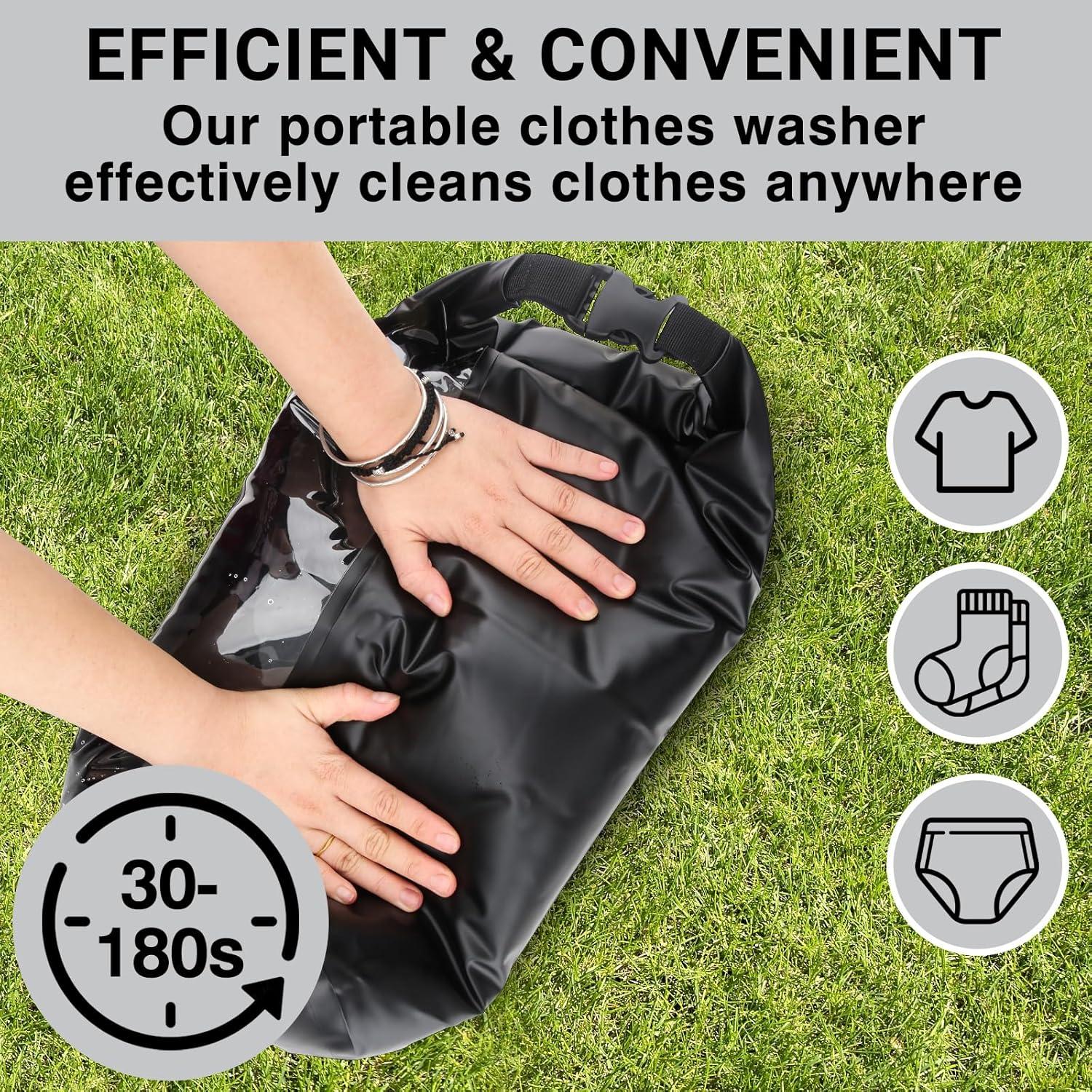 Bolsa de Lavado Portátil Tilcore - Lavadora Manual 21x18cm