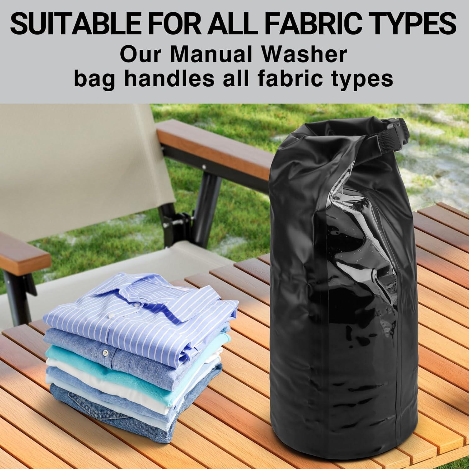 Bolsa de Lavado Portátil Tilcore - Lavadora Manual 21x18cm