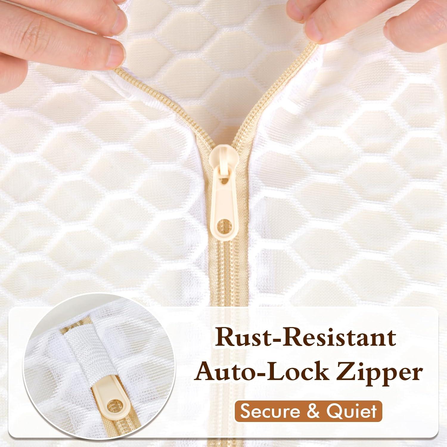 Bolsas de Lavandería de Malla Doble Capa KWULP 30.5x40.6cm 4 Piezas