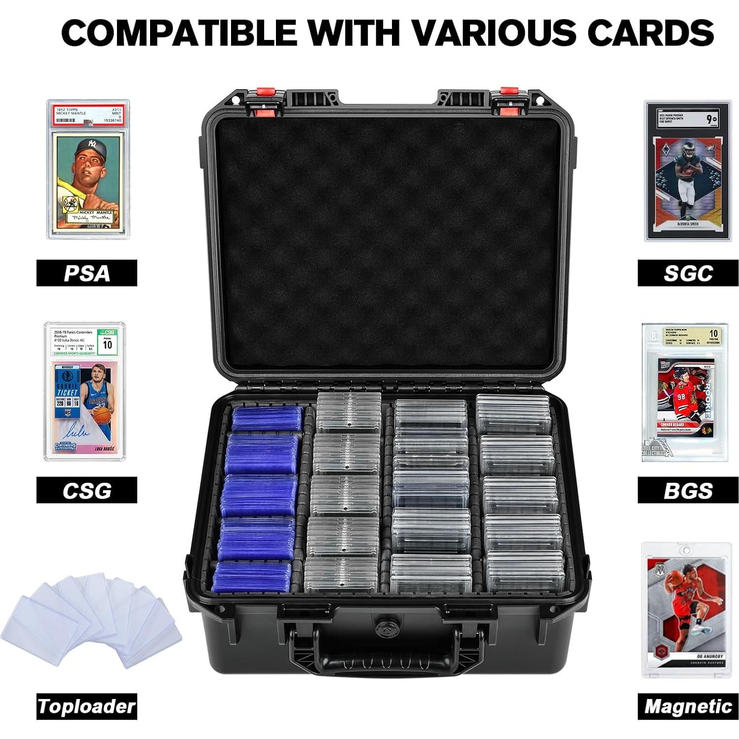 Caja de Almacenamiento LOTOCASE para Tarjetas de Comercio 16 Divisores