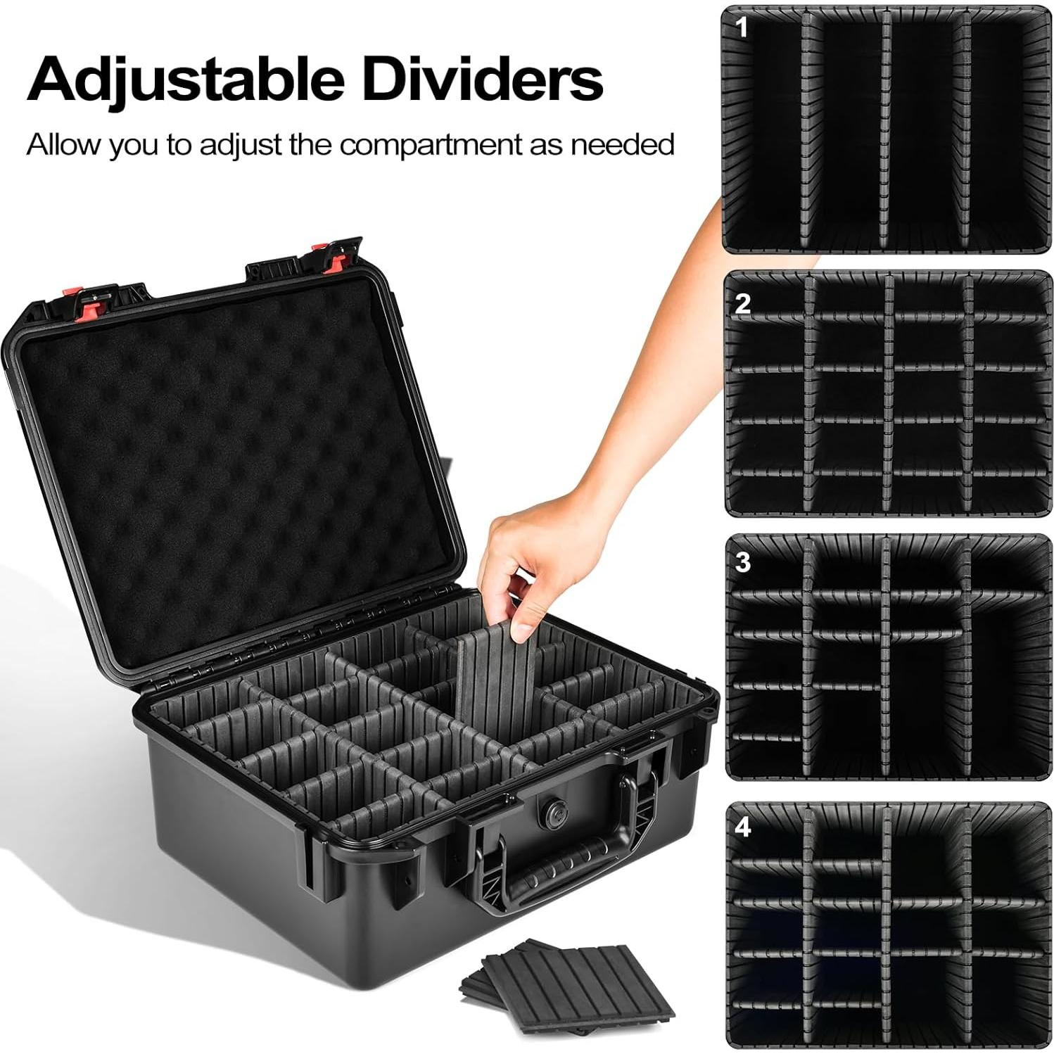 Caja de Almacenamiento LOTOCASE para Tarjetas de Comercio 16 Divisores