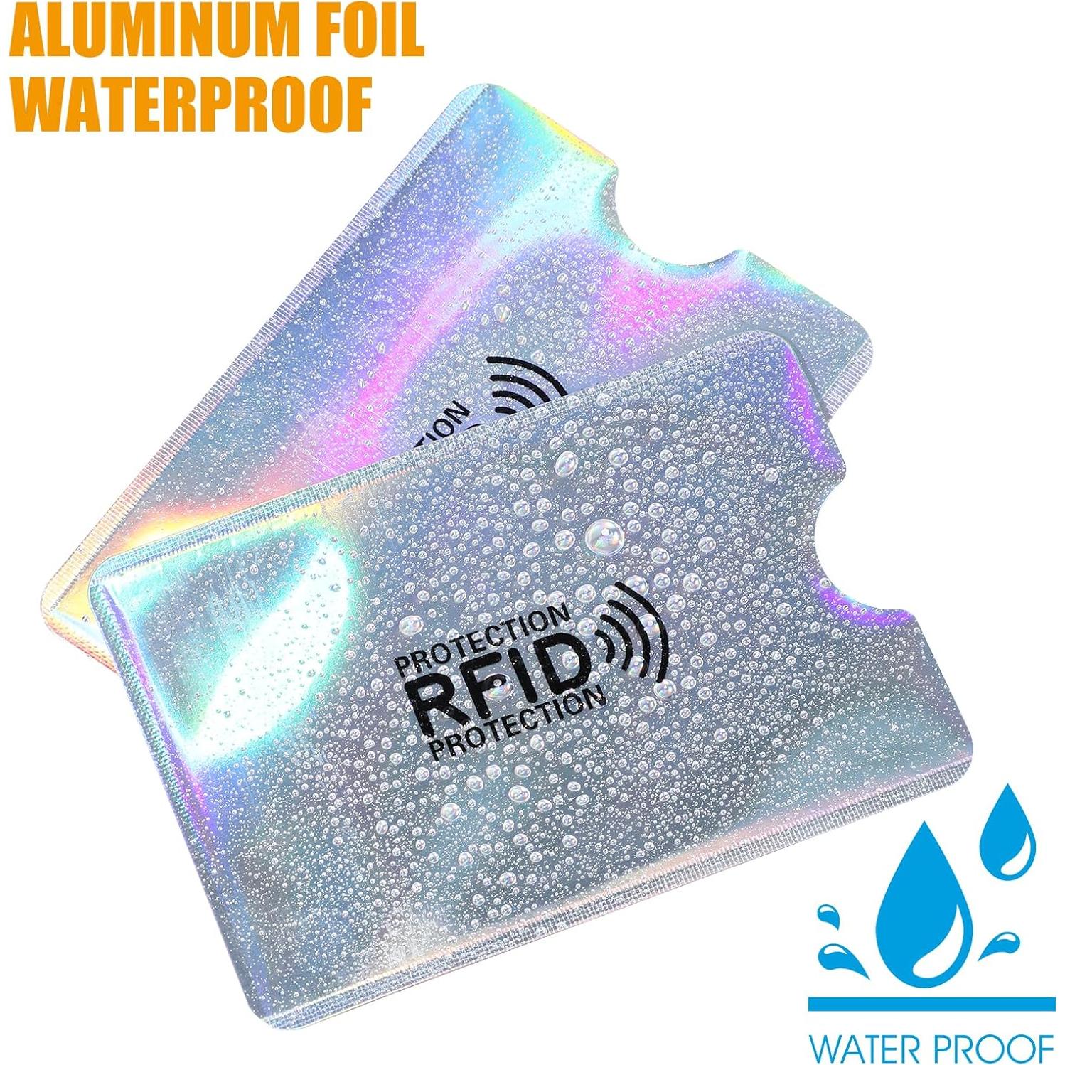 Set de 36 Fundas Bloqueadoras RFID Molain Multicolor 9.1x6.3cm