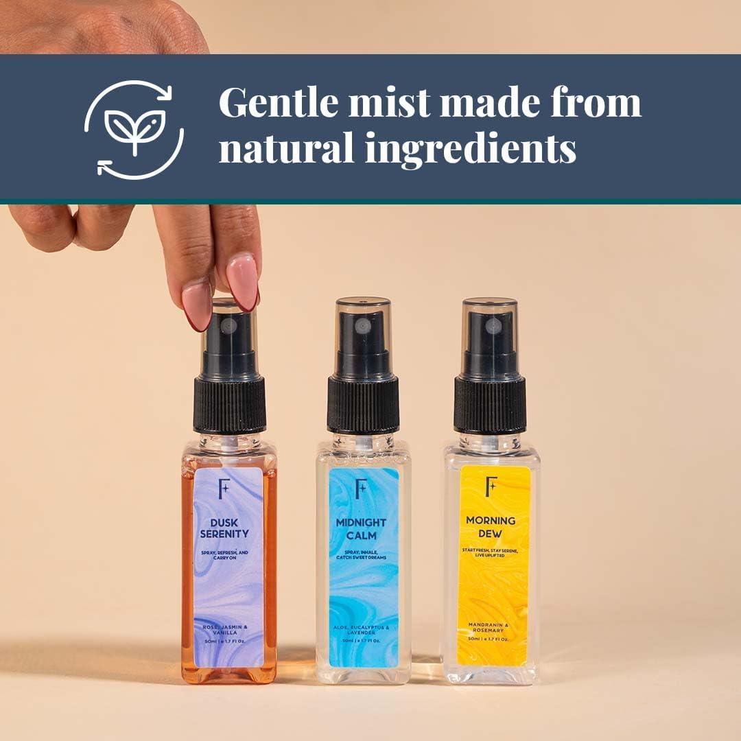 Folkulture Spray Ambientador para Baño - Set de 3 Aromas 150 ml